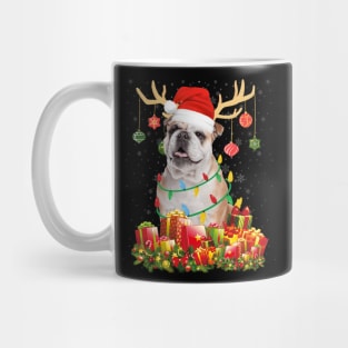 Bulldog Christmas Gift t-shirt Dog Lover Christmas Gift Mug